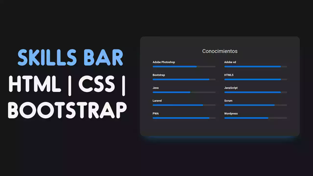Proyecto destacado: skills Bar