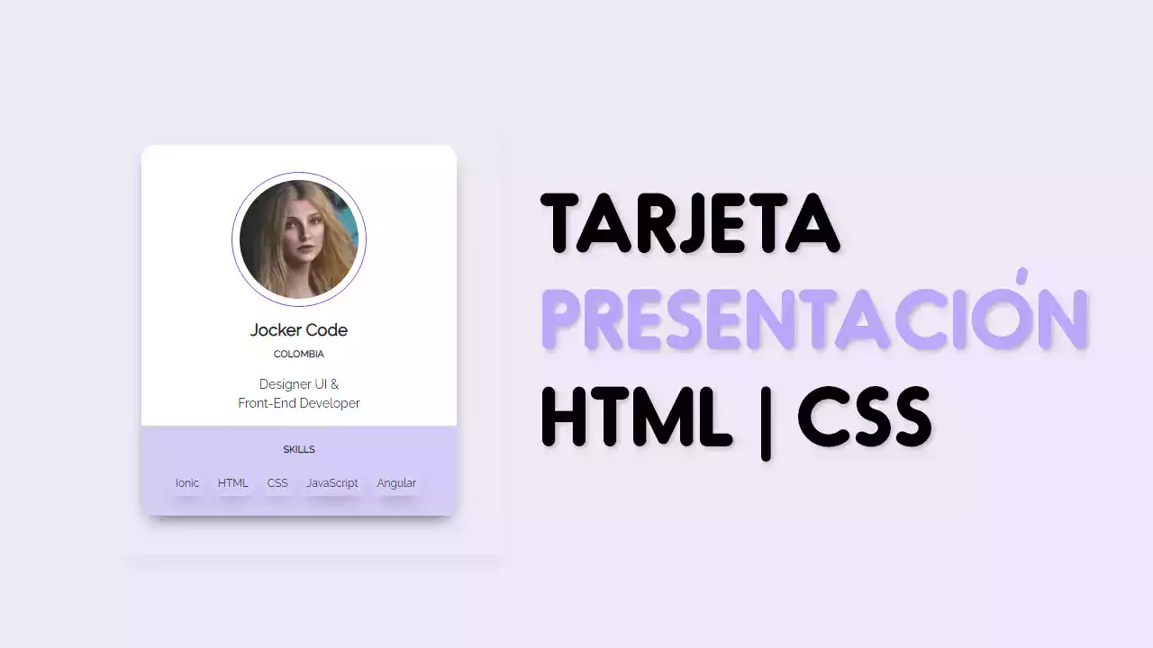 Proyecto destacado: Tarjeta de Presentación